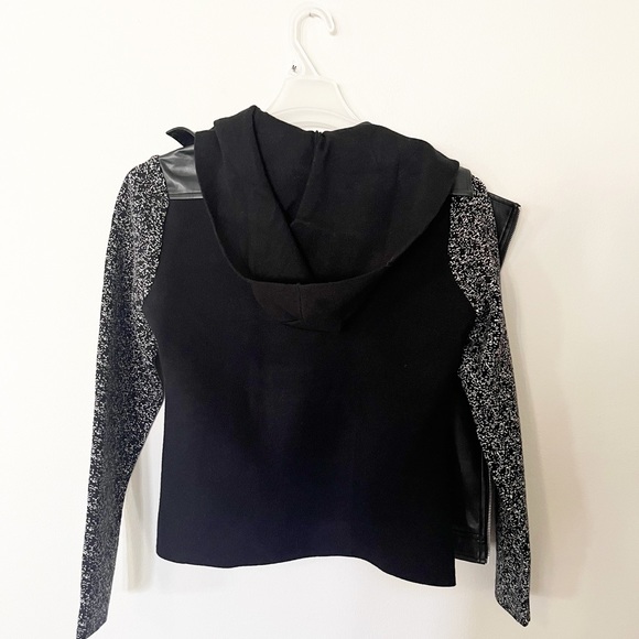 NWT Joie Mixed Media Vegan Leather Jacket - Picture 3 of 8